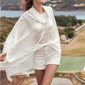 Pilcro‎ and the Letterpress Anthropologie Stet Fit White Denim Shorts 28 Preppy